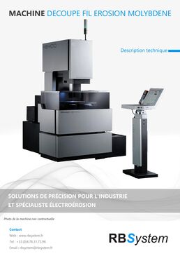 Drahtschneidemaschinen mit kontinuierlichem Molybdändraht, Arbeitsbereich von 400 x 300 bis 1600 x 1200 mm