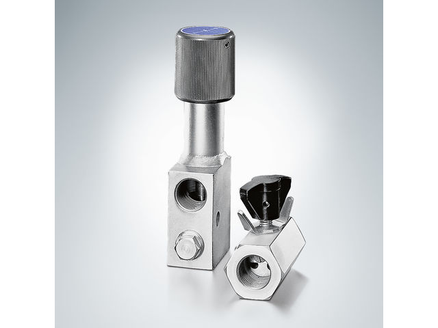 Drossel- und Drossel-Rückschlagventile Typ ED, RD und RDF