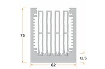 Kühlkörper Profile für Fremdbelüftung