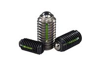 Federnde Druckstücke mit Innensechskant und Druckbolzen,Stahl, LONG-LOK gesichert 03001 / 03011