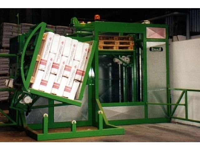 Schiffscontainer Beladeanlage für Säcke ohne Palette, Typ APF.