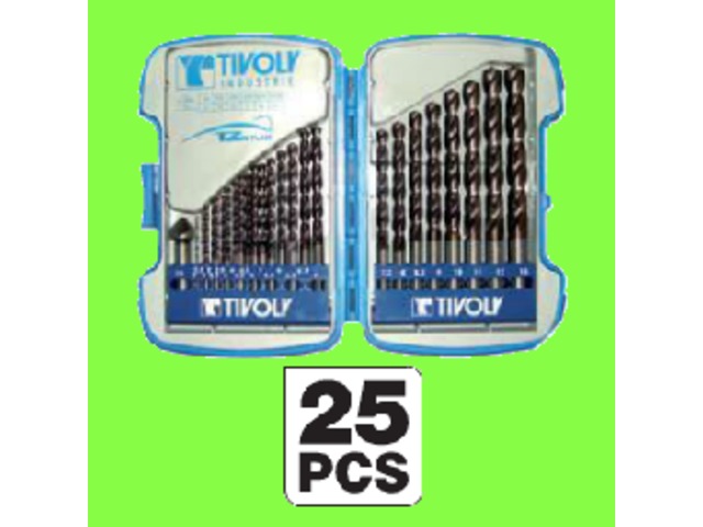 Werkzeug : Coffrets d'Outillages - COFFRET 25 FORETS METAUX REVETUS+ 1 FRAISE 90°