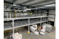 Zwischengeschoss und industrielle Plattform