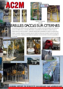 Französische Broschüre Klapptreppe AC2M (deutsch auf Anfrage)