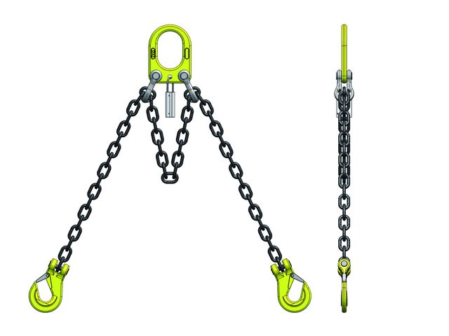 STAS Alloy Anschlagkette, 2-Strang - Typ SOS/MRC, verkürzbar