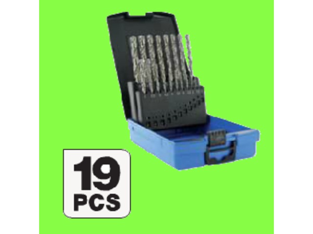 Werkzeug : Coffrets d&#039;Outillages - COFFRET 19 FORETS HSS POUR INOX DIAMETRES 1 A 10