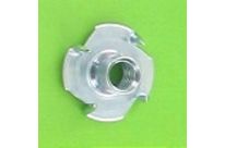 Hélicoïl- Gewindeeinsätze : Einschlagmuttern mit Einschlagspitzen Stahl Weiß verzinkt