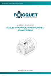 Handbuch für Gebrauch und Wartung von Focquet Elektromotoren