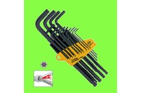 Wiha : WIHA- Clés Mâles - Clés Mâles Six Pans Pouciques - Jeu de Clés Mâles à Tête Sphérique Six Pans en Pouce étui Classic -13 pièces