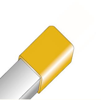 Übersteck-Kappen für Quadratprofile - produit présenté par BÜLTE PLASTIQUES