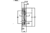 Teleskopschienen teilauszüge Stahl R102