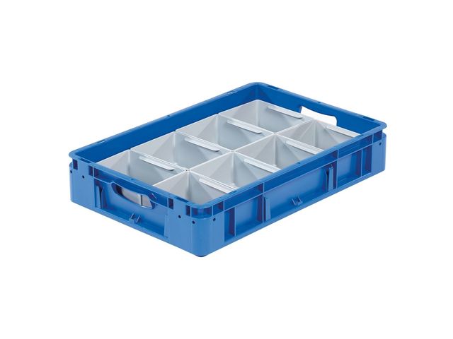 Einsatzbehälter silverline 1/8-Unterteilung 176 x 137 x 80 mm 