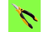 Wiha : WIHA- Pinces - Pinces Professional ESD Grande Précision - Pince à Becs Demi-Ronds Professional ESD Tête Courbée