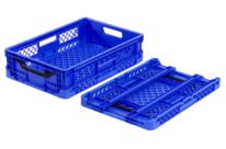  Klappbarer Transportkorb 600 x 400 x 154 mm - EURO-NORM Brot- und Backwaren