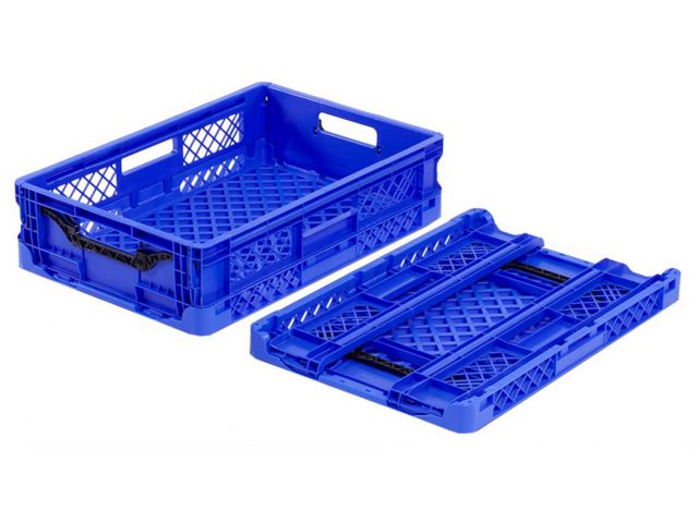  Klappbarer Transportkorb 600 x 400 x 154 mm - EURO-NORM Brot- und Backwaren