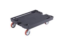 Transport-Rollwagen Mit zwei PU-Bock- und zwei PU-Lenkrollen 800 x 600 x 200 mm -