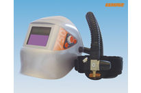 Frischlufteinheit mit Schweißer-Schutzschirm: KEMPER freshflow® mit KEMPER autodark® 750