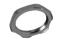 EMV-Gegenmuttern Messing mit Schneidezähnen für eine optimale Kontaktierung