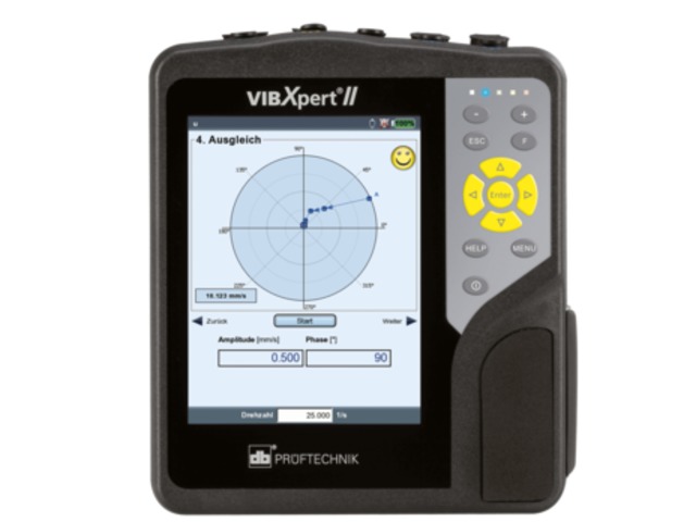 Mobile Messgeräte für Condition Monitoring  : VIBXPERT II Balancer
