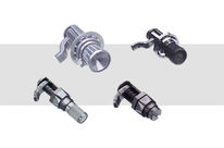 Riegelverschlüsse mit variablem Anpreßdruck, 1-Loch Montage