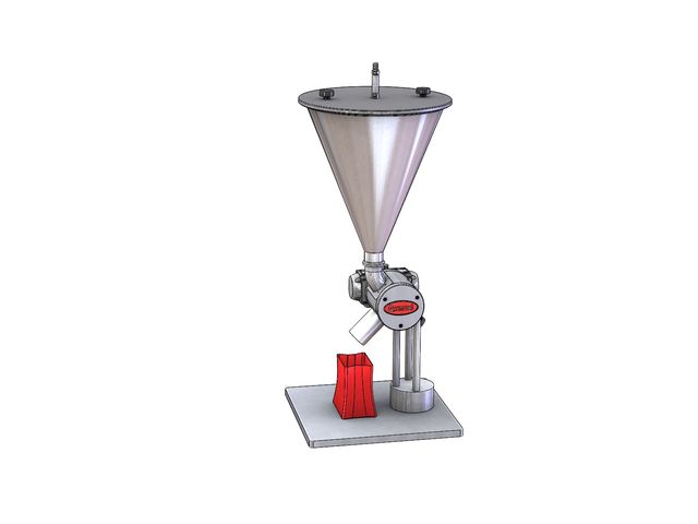 Volumetrische Dosiermaschine für Pulver und Granulate | DPG-V