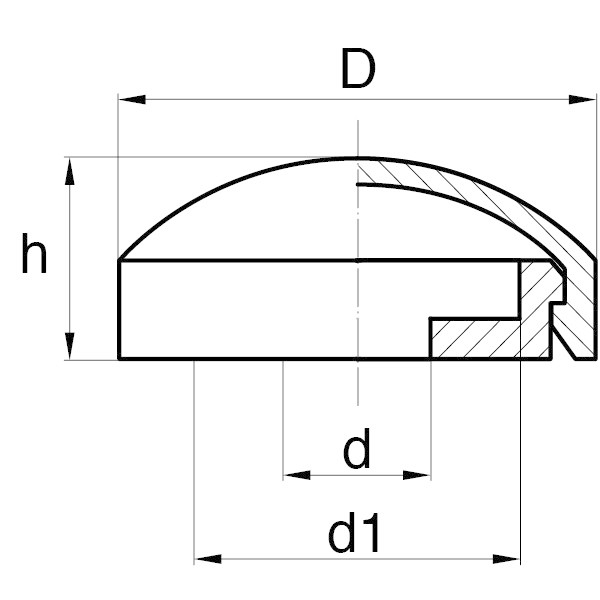 Abdeckkappen 39550 - Plastikverschluss