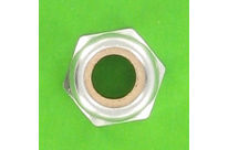 Muttern : Sicherungsmuttern - Sechskantmuttern mit Sicherung Nylstop - Aluminium - Sicherungsmuttern Nylstop Dural Farblos eloxiert DIN 985