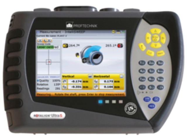 High-End Ausrichtsystem für rotierende Maschinen und Wellen aller Art : ROTALIGN Ultra iS