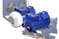 Halbhermetische Verdichter