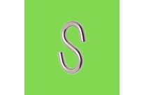 Seil- und Abspannzubehör : S-Haken symmetrisch