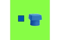 Wiha : WIHA Divers- Outils de Mesure- Massettes... - Massette - Embout Carré Bleu pour Massette Safety