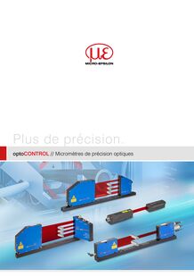 Optische Mikrometer und Lichtleiter-Sensoren für die Messung von Durchmesser, Spalt, Kante