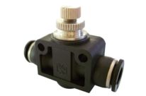 Pneumatische Inline-Harzdurchflussregler mit Momentananschluss