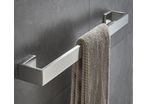 Badetuchhalter aus Edelstahl - 600 mm - Quadratische Form
