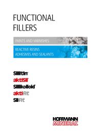 Functional Fillers for  Paints and Varnishes, Reactive Resins, Adhesives and Sealants