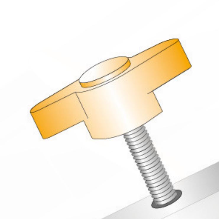 Flügelschrauben BPF 250 - produit présenté par BÜLTE PLASTIQUES