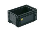 ESD-Behälter EURO-NORM ESD 300 x 200 x 147 mm : VDA-R-KLT 3115 ESD