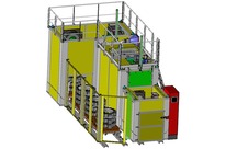Durchlaufofen zur Wärmebehandlung von Automobilteilen