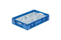 Einsatzbehälter silverline 280 x 178 x 80 mm - 1/4-Unterteilung