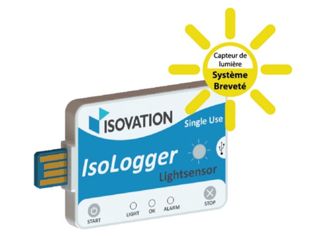 Temperaturdatenlogger ( temperatur 15°C - 25°C) : ISOLOGGER®