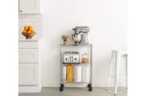 Multifunktionsregal aus Metall 3 Ablage H.90 cm