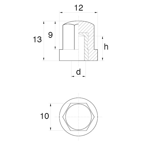 Sechskantschrauben mit Schlitz BPF 182 - produit présenté par BÜLTE PLASTIQUES