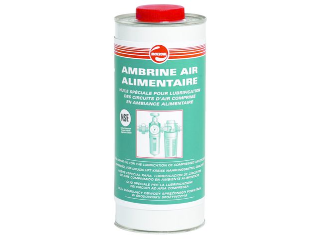 SCHMIERÖL IN LEBENSMITTEQUALITÄT FÜR DRUCKLUFTKREISE : AMBRINE AIR AL