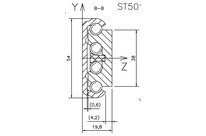 Linearführungen Edelstahl ST50