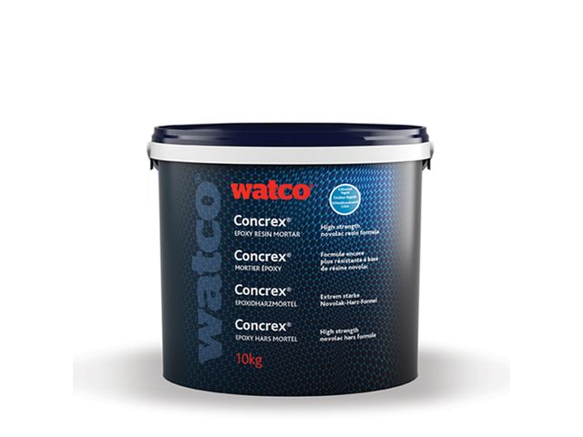 Watco Concrex Epoxidharzmörtel Color - Loch im Betonboden 