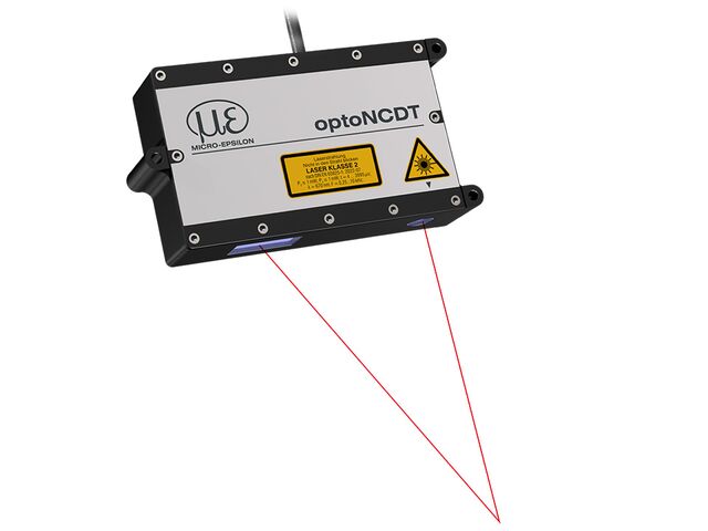 Präziser Laser-Sensor für Messbereiche bis 750 mm | optoNCDT 1910