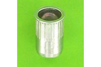 Blindnietmuttern RIVKLES : RIVKLES Stahl - Gerändelter Zylinderschaft - Schmaler Kopf - Offener Schaft