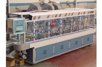 Möbelzubehör: Linearmaschine für die Montage kompletter Scharniere 95°