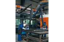 Absaugarme für Saugschlitzkanal