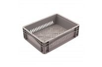  Stapelbehaelter Base 4312 2 OG grau 400 x 300 x 120 mm